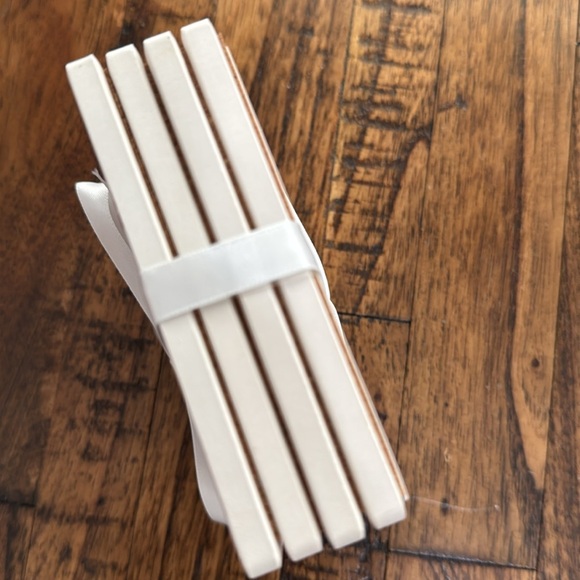 Amanda Greenwood licensed coasters set of 4 Chanel Dior Prada Tom Ford YSL NWT - Picture 10 of 14